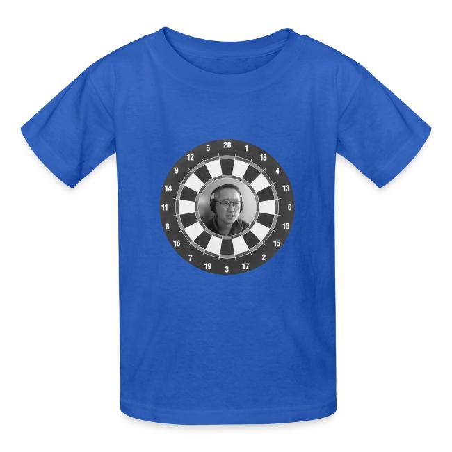 Producer Jay on Dartboard with Fusco Show back