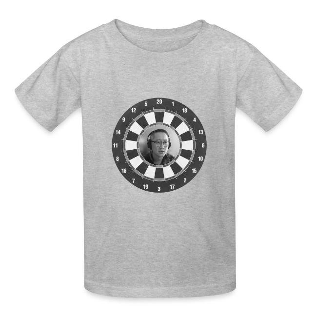 Producer Jay on Dartboard with Fusco Show back
