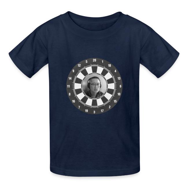 Producer Jay on Dartboard with Fusco Show back