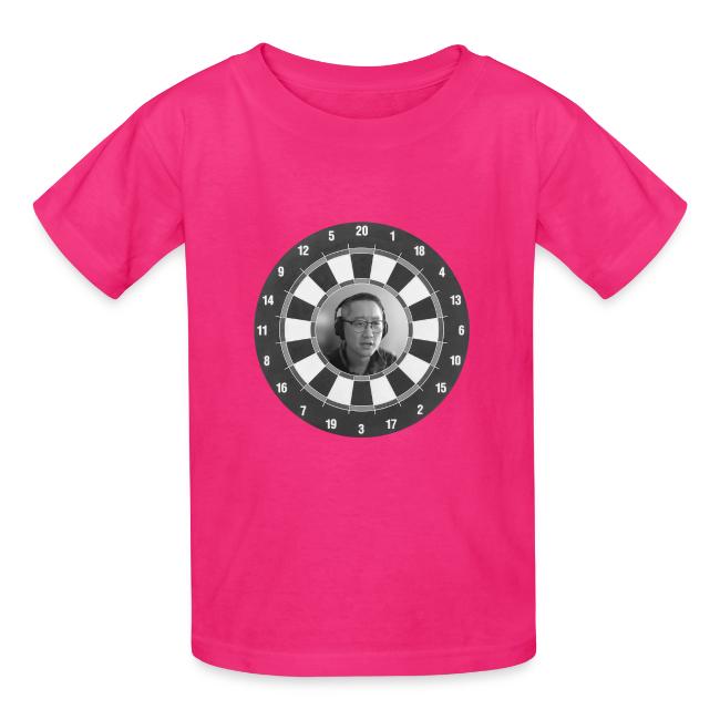 Producer Jay on Dartboard with Fusco Show back