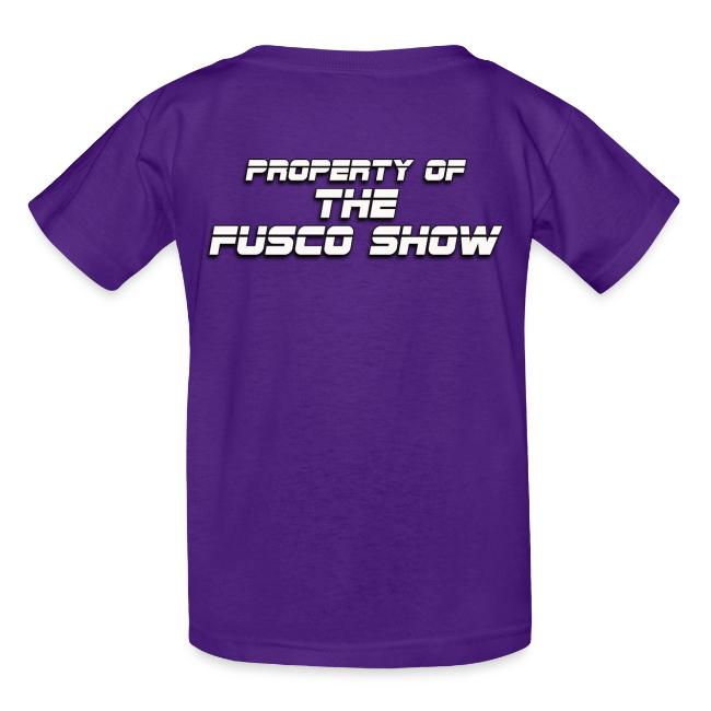 Producer Jay on Dartboard with Fusco Show back