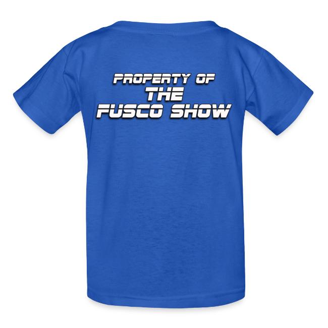 Producer Jay on Dartboard with Fusco Show back