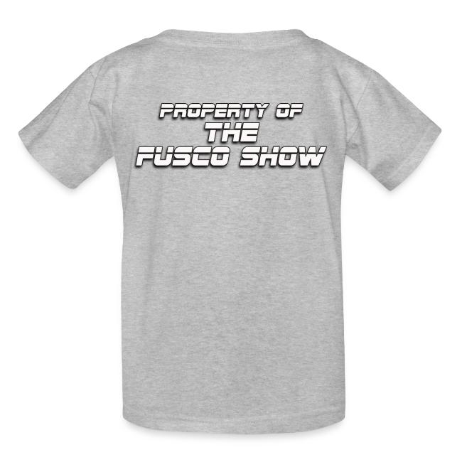 Producer Jay on Dartboard with Fusco Show back
