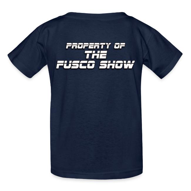 Producer Jay on Dartboard with Fusco Show back