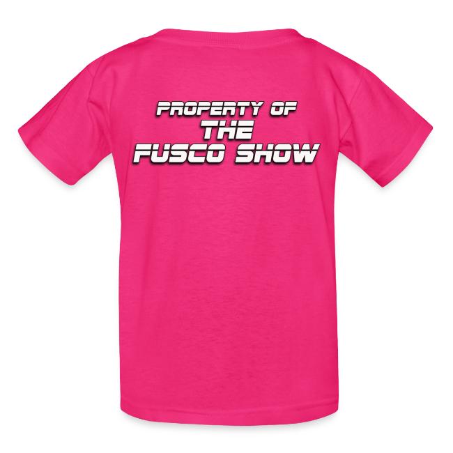 Producer Jay on Dartboard with Fusco Show back