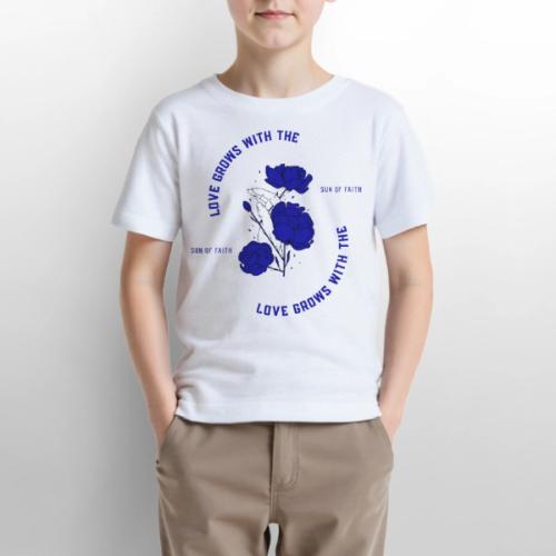Love Grows With The Sun Of Faith - Gildan Ultra Cotton Youth T-Shirt
