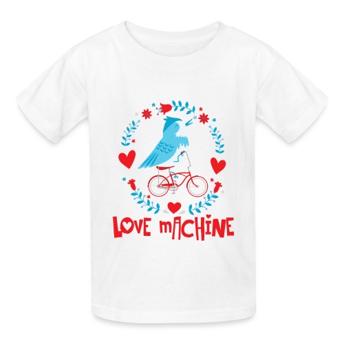 Cute Love Machine Bird - Gildan Ultra Cotton Youth T-Shirt