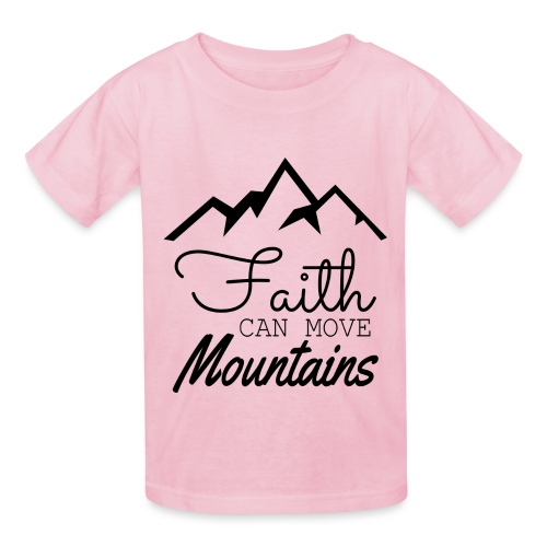 Faith Can Move Mountains - Gildan Ultra Cotton Youth T-Shirt