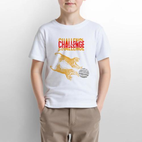 Double tiger fashion, jungle feline animals. - Gildan Ultra Cotton Youth T-Shirt