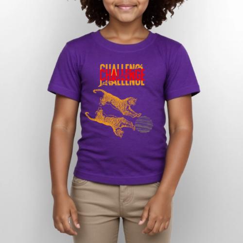 Double tiger fashion, jungle feline animals. - Gildan Ultra Cotton Youth T-Shirt