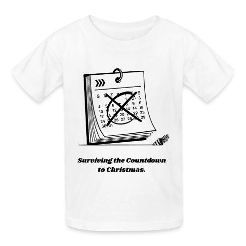 Countdown to Christmas T-Shirt - Gildan Ultra Cotton Youth T-Shirt