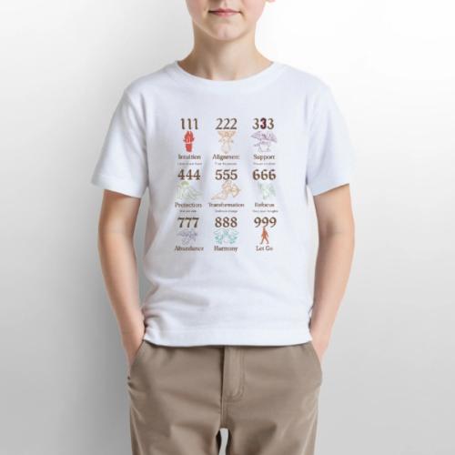 Mystic Angel Numbers Spiritual Symbols on Gildan - Gildan Ultra Cotton Youth T-Shirt