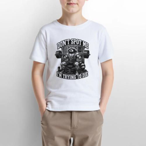 Raccoon Lifter Don’t Spot Me - Gildan Ultra Cotton Youth T-Shirt