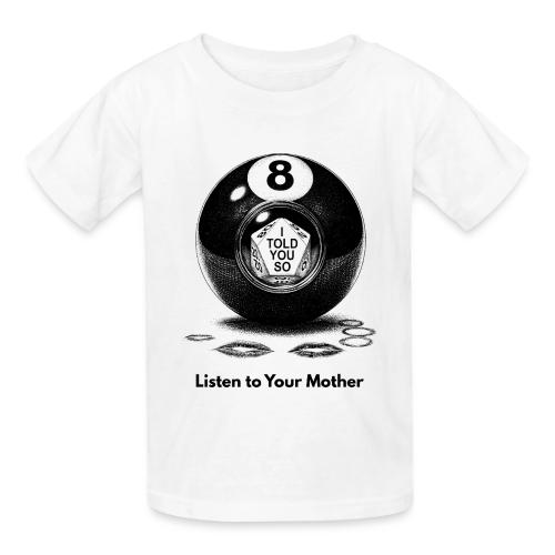 Sarcastic Mom T-Shirt Magic 8-Ball Oracle - Gildan Ultra Cotton Youth T-Shirt
