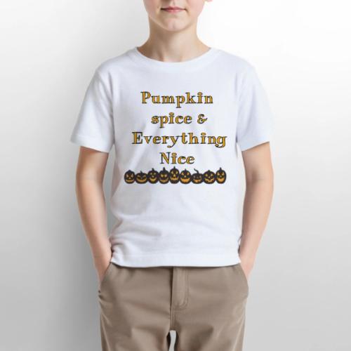 Pumpkin spice& everything nice - Gildan Ultra Cotton Youth T-Shirt