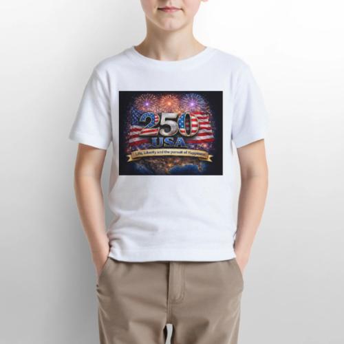 USA 250th Celebration - Gildan Ultra Cotton Youth T-Shirt