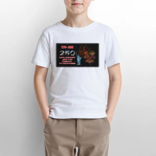 1776 - 2026 - 250 Years USA | Fireworks - Gildan Ultra Cotton Youth T-Shirt