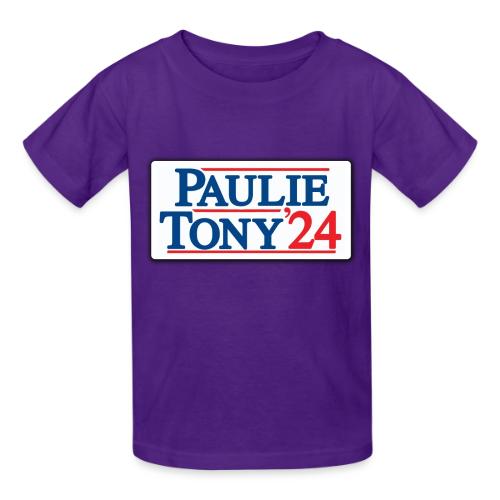 Paulie & Tony for Co-President 2024 - Gildan Ultra Cotton Youth T-Shirt