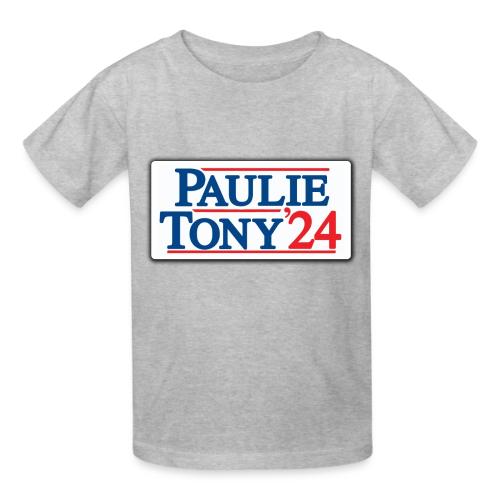 Paulie & Tony for Co-President 2024 - Gildan Ultra Cotton Youth T-Shirt