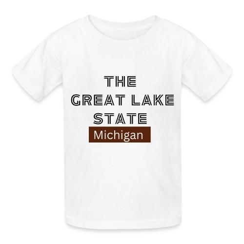 The Great Lake State. Michigan - Gildan Ultra Cotton Youth T-Shirt