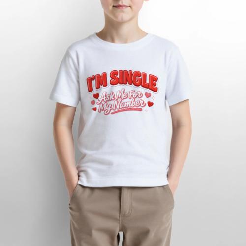 I’m Single Retro Bubble - Gildan Ultra Cotton Youth T-Shirt