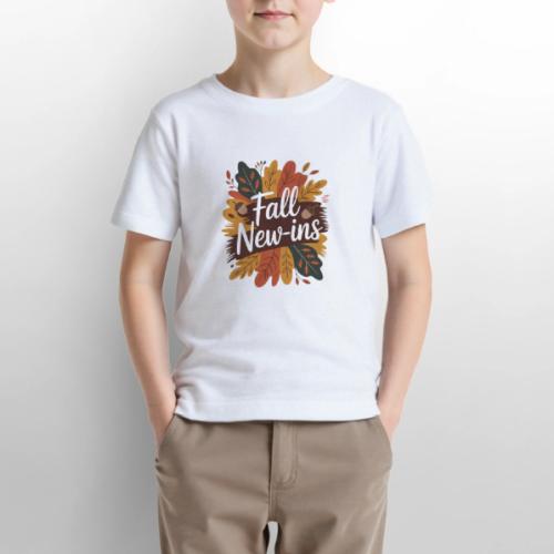 Fall New-Ins Autumn Leaves Acorn Seasonal Outfit - Gildan Ultra Cotton Youth T-Shirt
