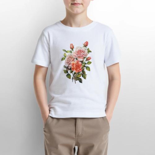 Pink Roses - Gildan Ultra Cotton Youth T-Shirt