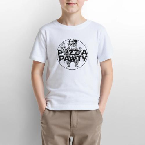 Pizza Pawty Bulldog T-Shirt | Funny Dog Pizza Tee - Gildan Ultra Cotton Youth T-Shirt