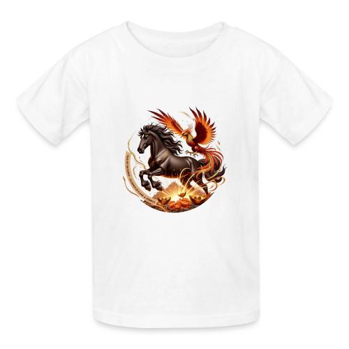 Year of the Horse Phoenix T Shirt, Lunar NY Gift - Gildan Ultra Cotton Youth T-Shirt