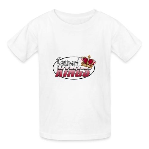 Passportkings white shirt design - Gildan Ultra Cotton Youth T-Shirt