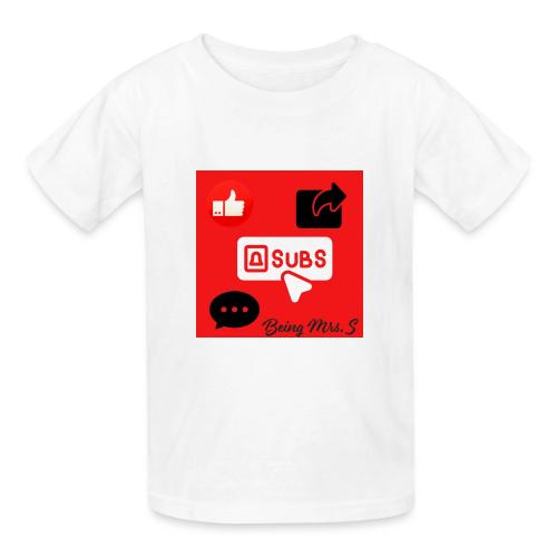 Like Share Subscribe Comment - Gildan Ultra Cotton Youth T-Shirt