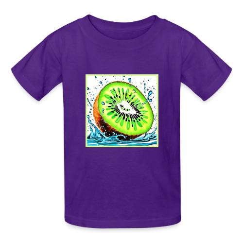 Kiwi Splash of Freshness - Gildan Ultra Cotton Youth T-Shirt