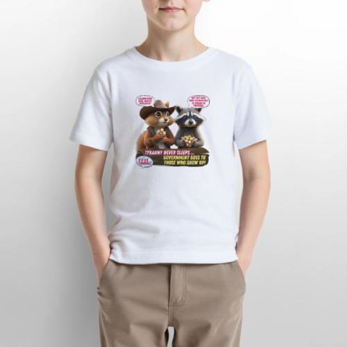 Freedom Squirrel and Raccoon - Gildan Ultra Cotton Youth T-Shirt