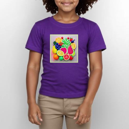 Colorful Fruit Pop Art - Gildan Ultra Cotton Youth T-Shirt