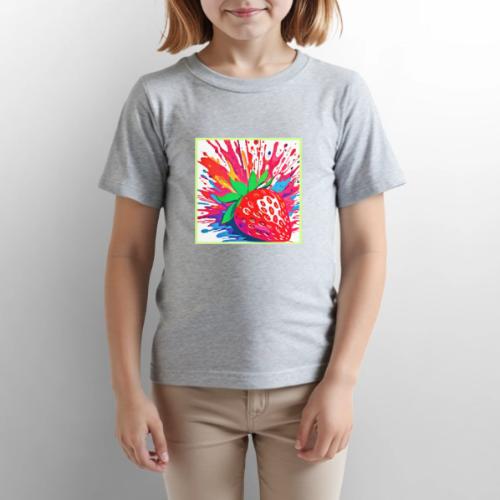 Splatter Strawberry Splash - Gildan Ultra Cotton Youth T-Shirt