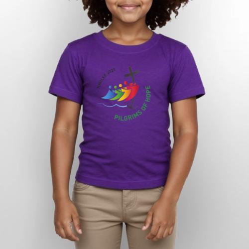 pilgrims of hope 2025 logo (Jubilee Year 2025) - Gildan Ultra Cotton Youth T-Shirt