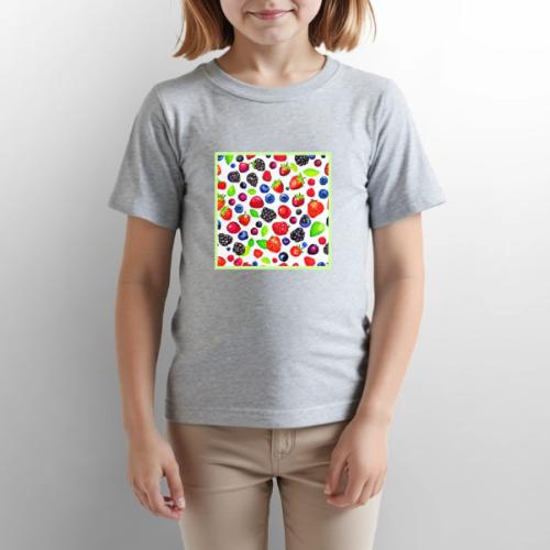 Berry Burst: Fruity Pattern - Gildan Ultra Cotton Youth T-Shirt