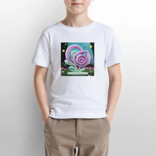Lila Bloom | Double Floral Eco-Inspired Art - Gildan Ultra Cotton Youth T-Shirt