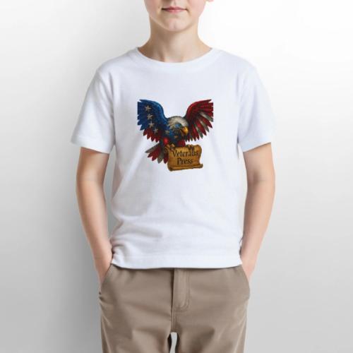 Veterans Press Bald Eagle - Gildan Ultra Cotton Youth T-Shirt