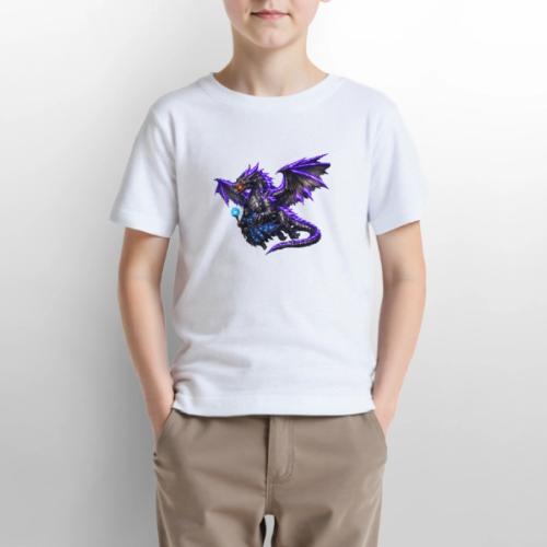 Neon Dragon and Battle Mage - Gildan Ultra Cotton Youth T-Shirt