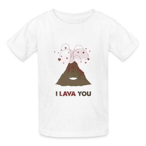 i lava you - Gildan Ultra Cotton Youth T-Shirt