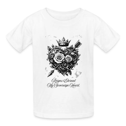 Royal Heart T-Shirt, Mug, & Leggings - Gildan Ultra Cotton Youth T-Shirt