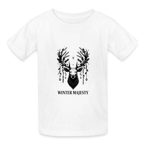 Majestic Reindeer T-Shirt, Poster, & Mug - Gildan Ultra Cotton Youth T-Shirt