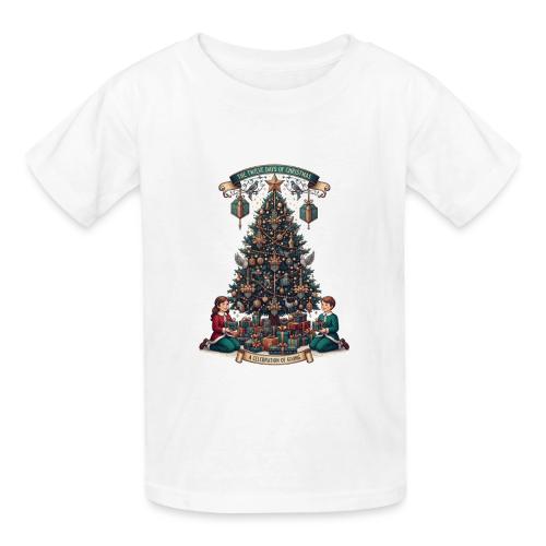 Twelve Days of Christmas T-Shirt - Gildan Ultra Cotton Youth T-Shirt