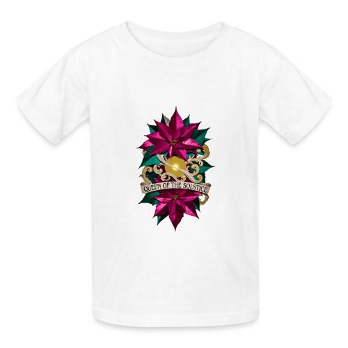 Queen of the Solstice Poinsettia T-Shirt - Gildan Ultra Cotton Youth T-Shirt