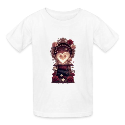 You Unlock the Story of Us Library Gifts T-Shirts - Gildan Ultra Cotton Youth T-Shirt