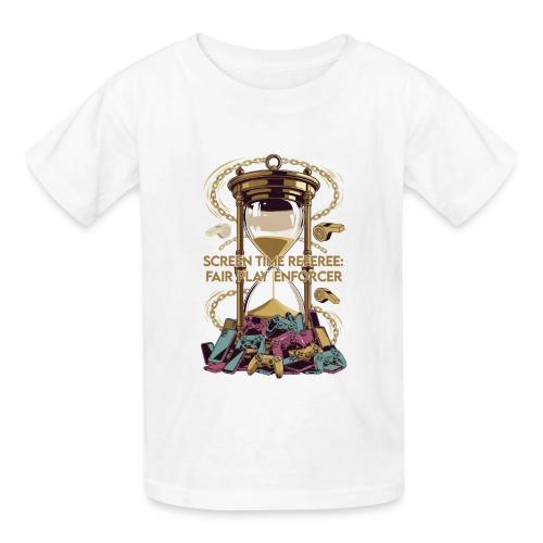 Screen Time Referee T Shirt, Fair Play Enforcer - Gildan Ultra Cotton Youth T-Shirt