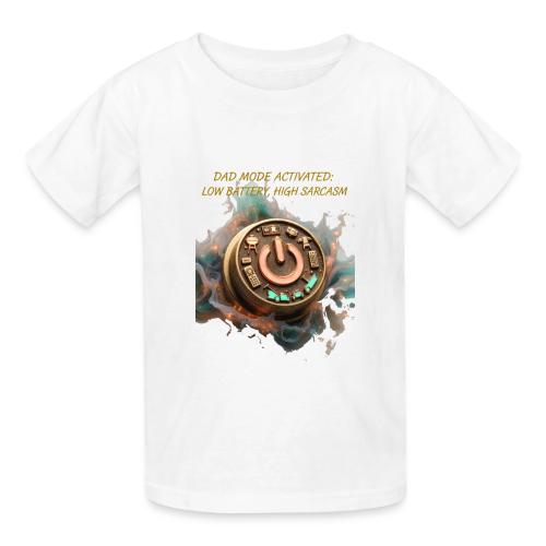 Dad Mode Activated T Shirt, Funny Dad Gift - Gildan Ultra Cotton Youth T-Shirt