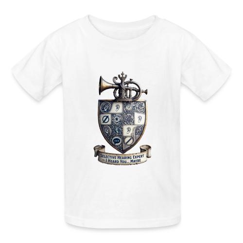 Selective Hearing Expert Crest T Shirt - Gildan Ultra Cotton Youth T-Shirt