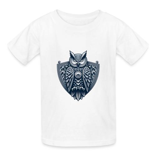 Night Watch Owl T Shirt, Sarcastic Dad Gift - Gildan Ultra Cotton Youth T-Shirt